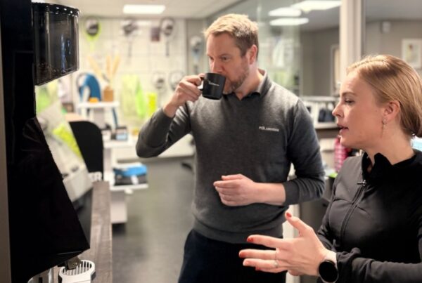 Kaffemaskin hos Bergen Racketsenter As