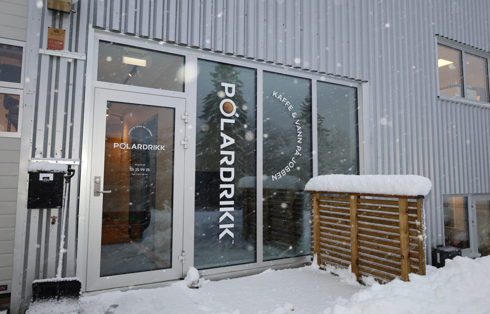 Inngangsparti Polardrikk Trondheim As