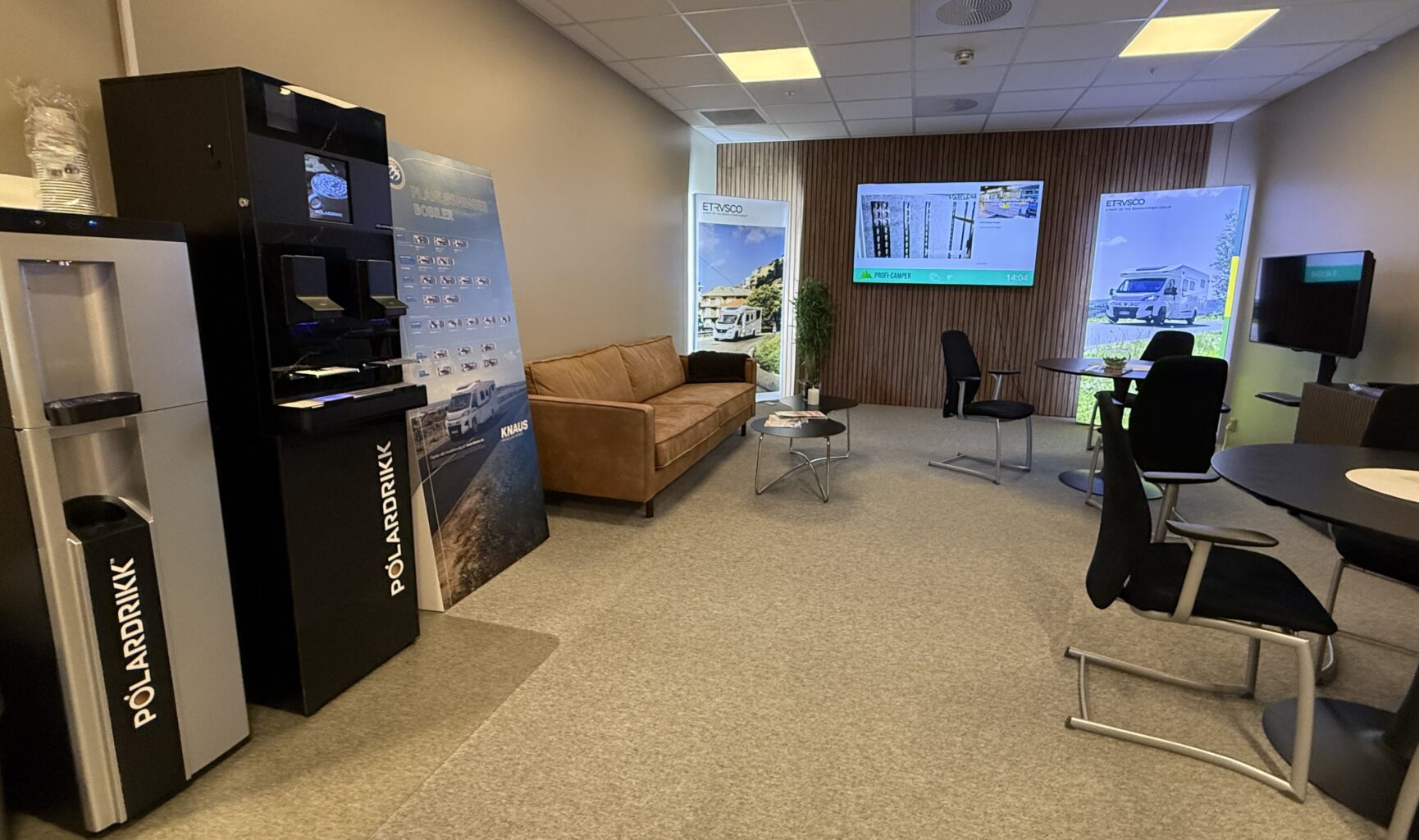 Kaffemaskin til bedrift i Bergen – kaffemaskin og vannmaskin hos Profi Camper